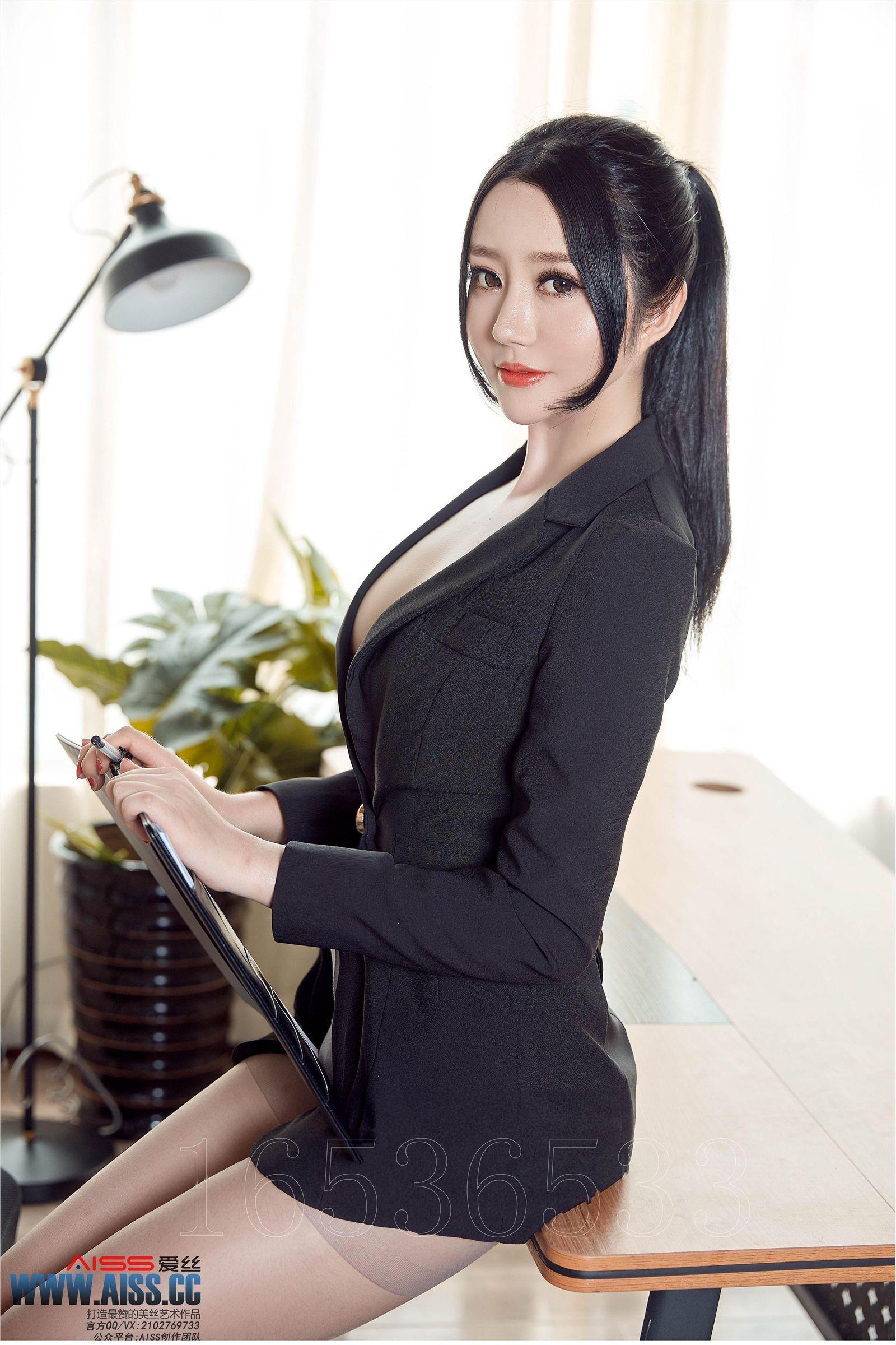 [AISS爱丝钻石] 丝袜美腿外拍 No.TR010 严佳丽 爱穿裤袜的上司_p023