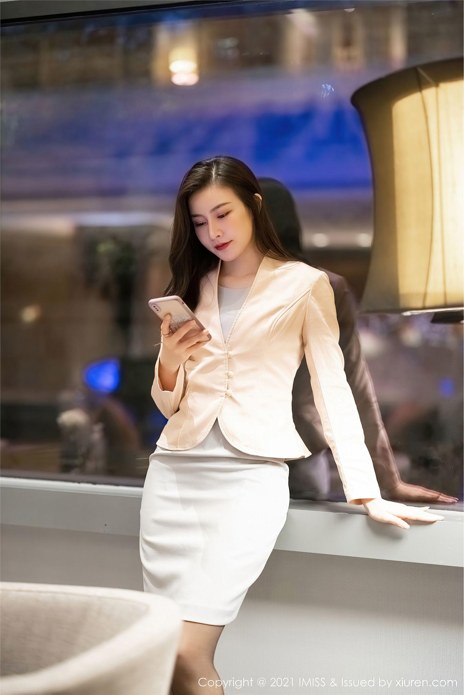 [IMISS爱蜜社] 2021.02.19 NO.552 Vanessa 吊袜 黑丝_p017