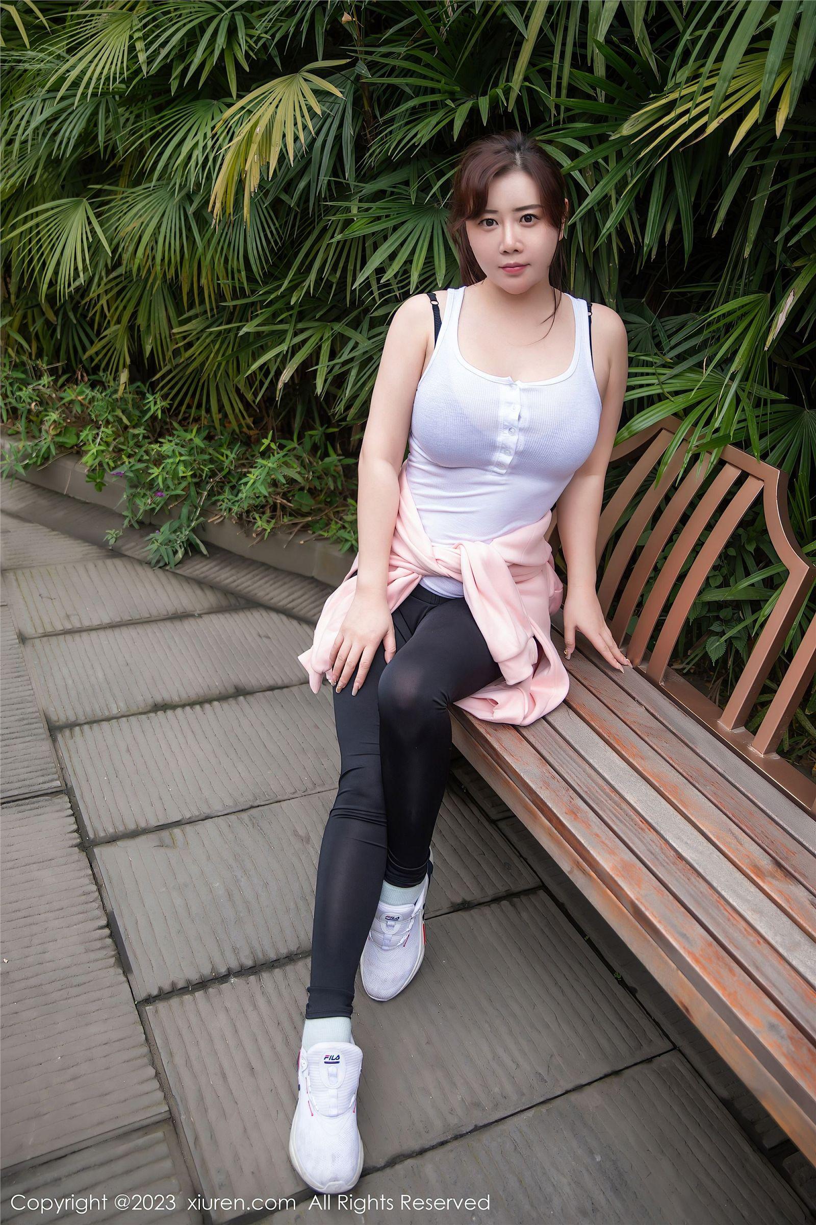 [XIUREN秀人网] 2023.03.09 NO.6386 王婉悠Queen 运动服_p002
