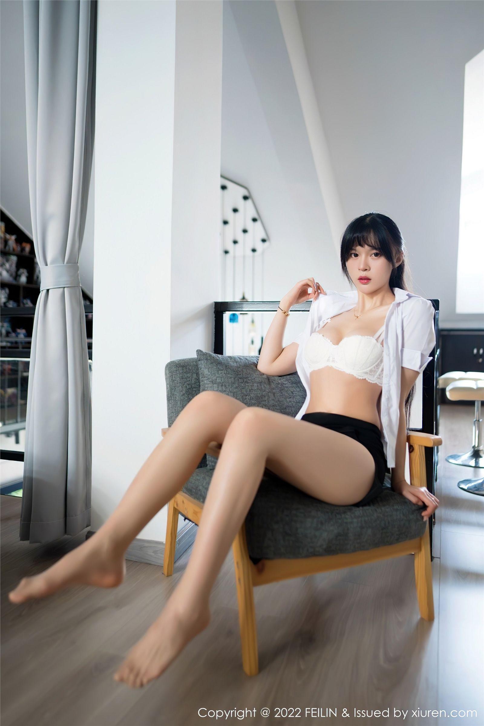 [FEILIN嗲囡囡] 2022.04.14 NO.440 桃香子_p054