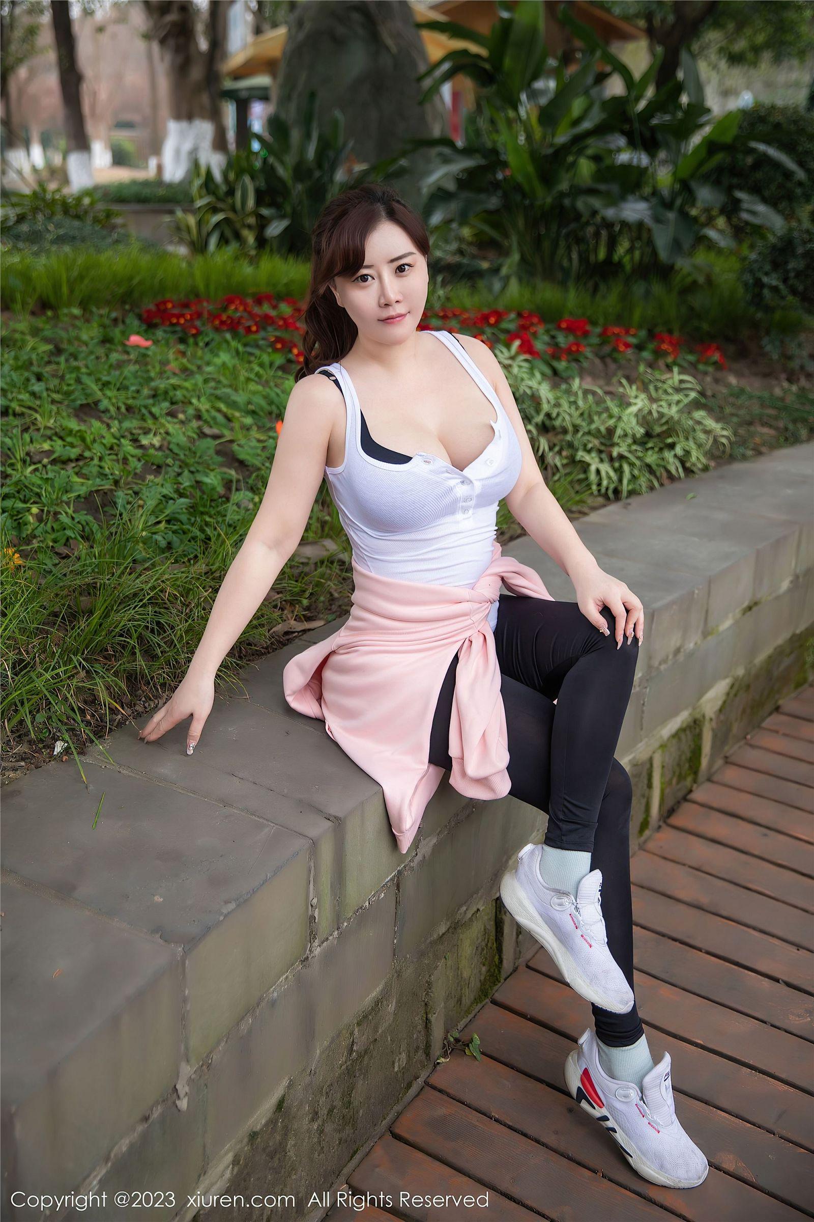 [XIUREN秀人网] 2023.03.09 NO.6386 王婉悠Queen 运动服_p028