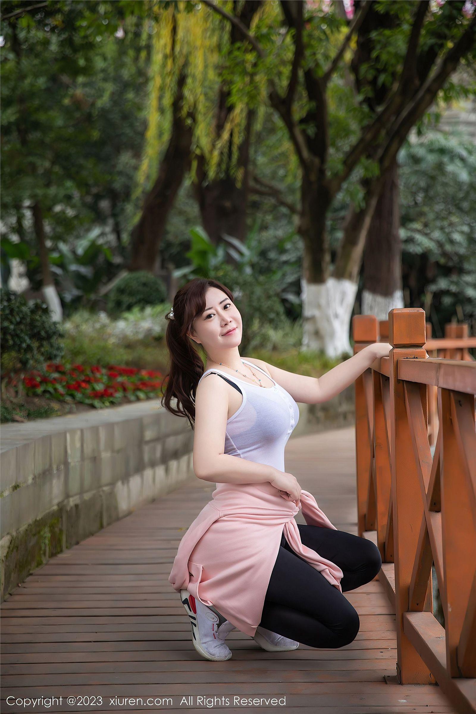[XIUREN秀人网] 2023.03.09 NO.6386 王婉悠Queen 运动服_p004