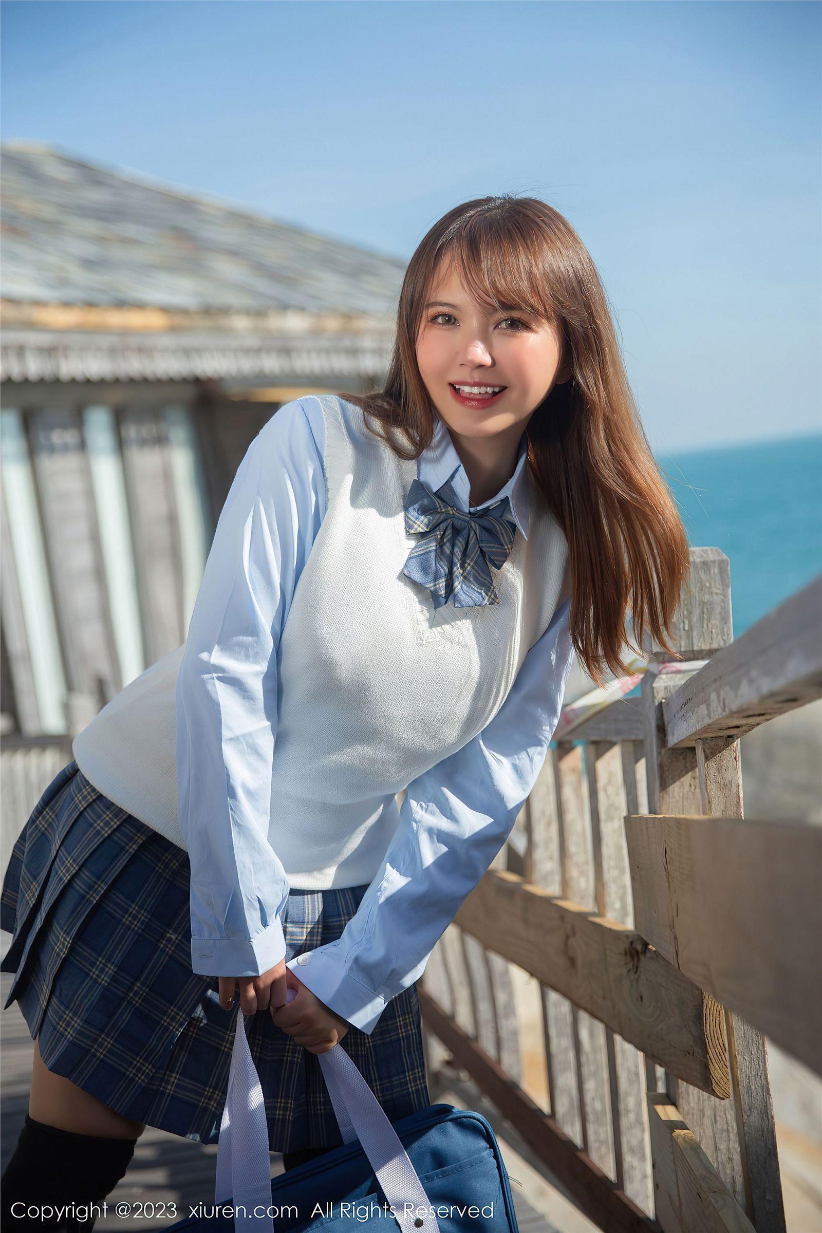 [XIUREN秀人网] 2023.03.16 NO.6423 张思允Nice 三亚旅拍_p056