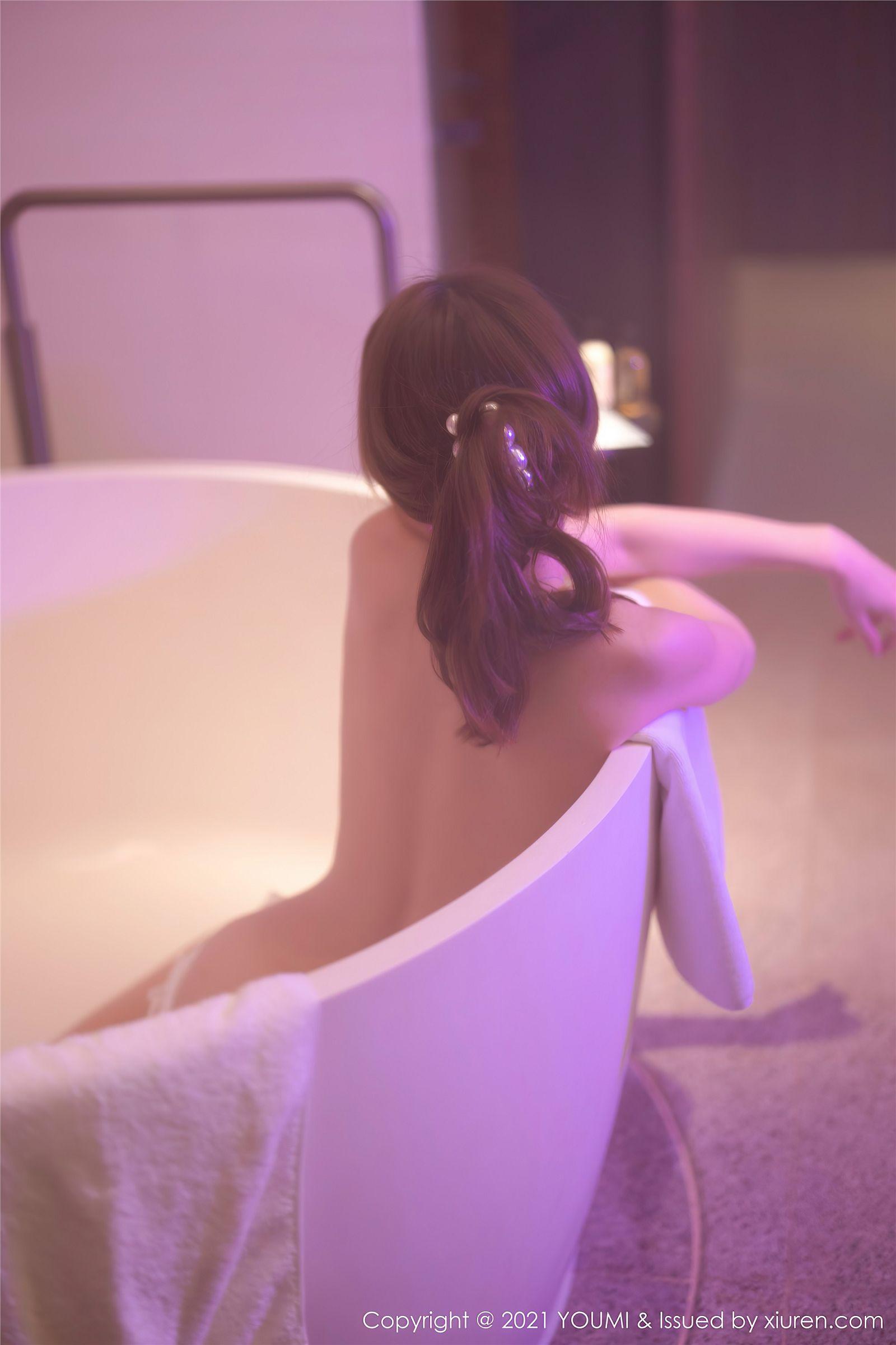 [YOUMI尤蜜荟] 2021.02.18 NO.602 周于希Sandy 蕾丝睡衣_p077