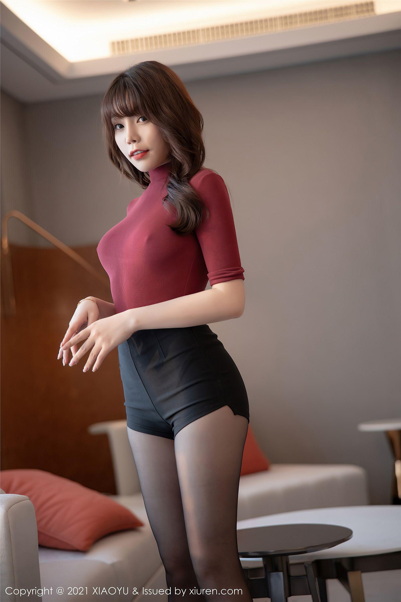 [XIAOYU画语界] 2021.02.22 NO.473 芝芝Booty 美臀 黑丝_p016