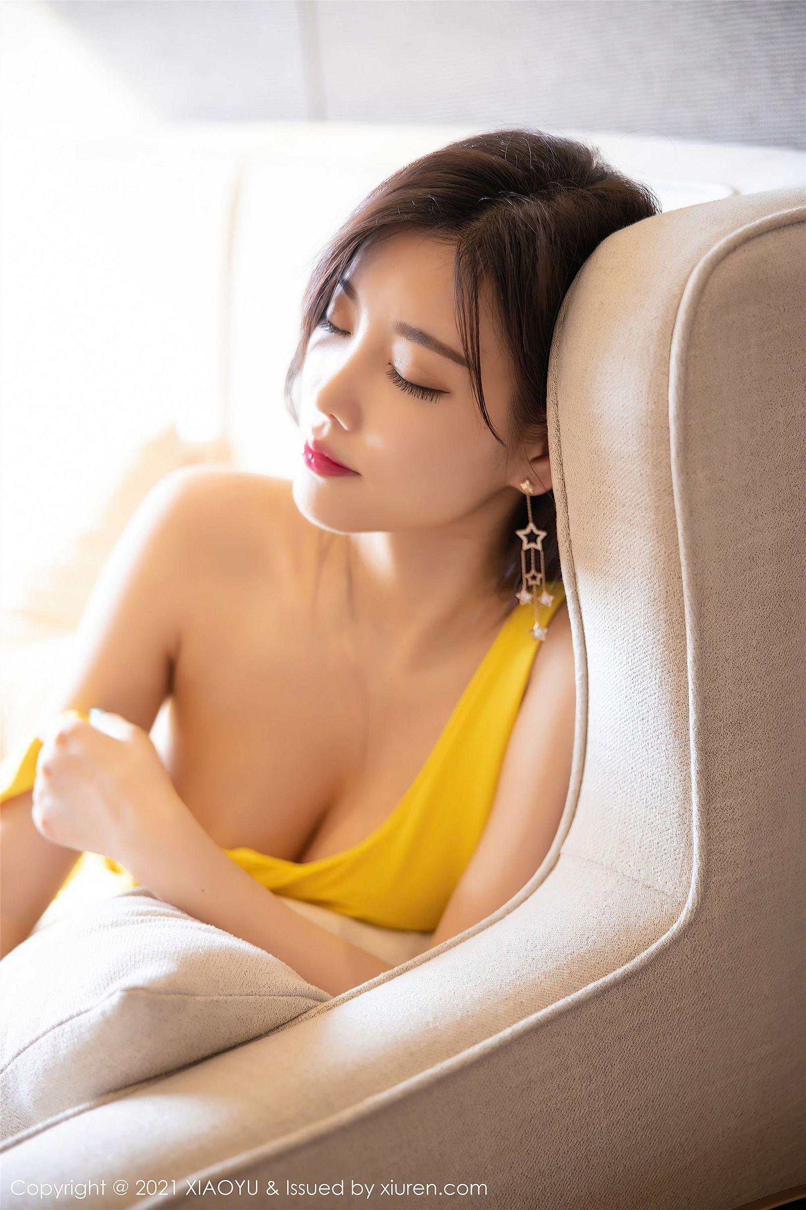 [XIAOYU画语界] 2021.03.12 NO.487 杨晨晨sugar 吊裙 美腿_p058