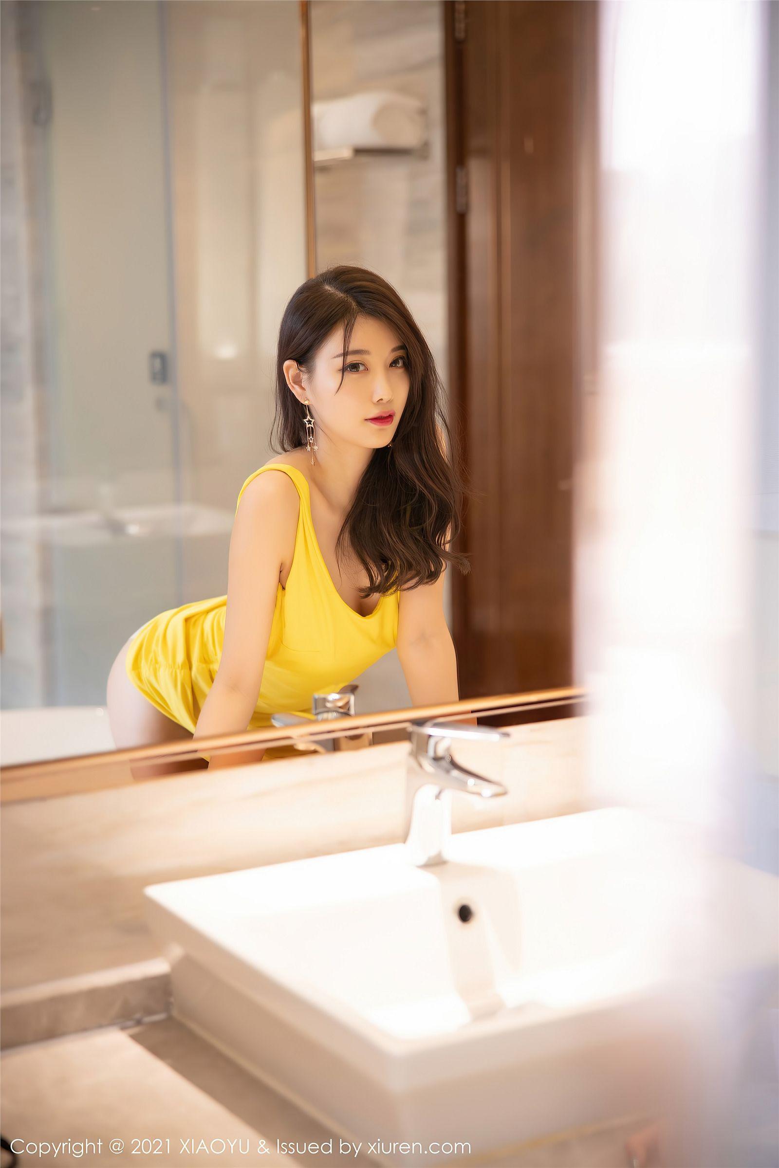 [XIAOYU画语界] 2021.03.12 NO.487 杨晨晨sugar 吊裙 美腿_p089