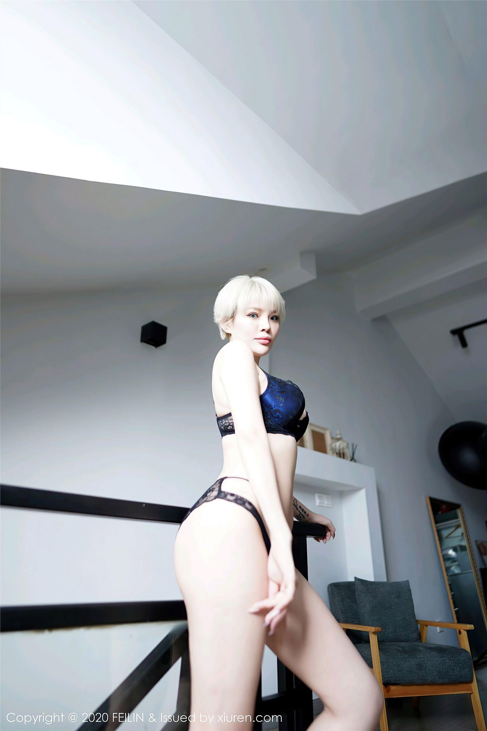 [FEILIN嗲囡囡] 2020.10.29 NO.350 小恶魔-S_p048
