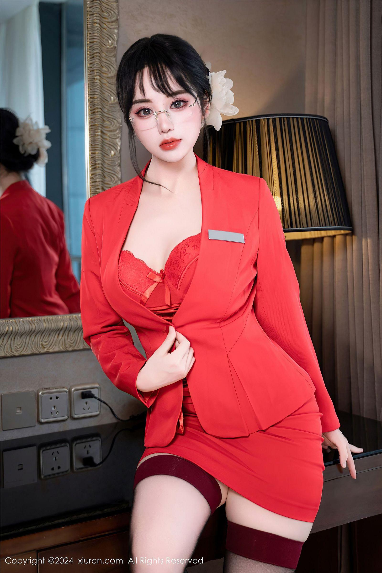 [XIUREN秀人网] 2024.04.09 NO.8360 汐汐爱吃草莓_p045