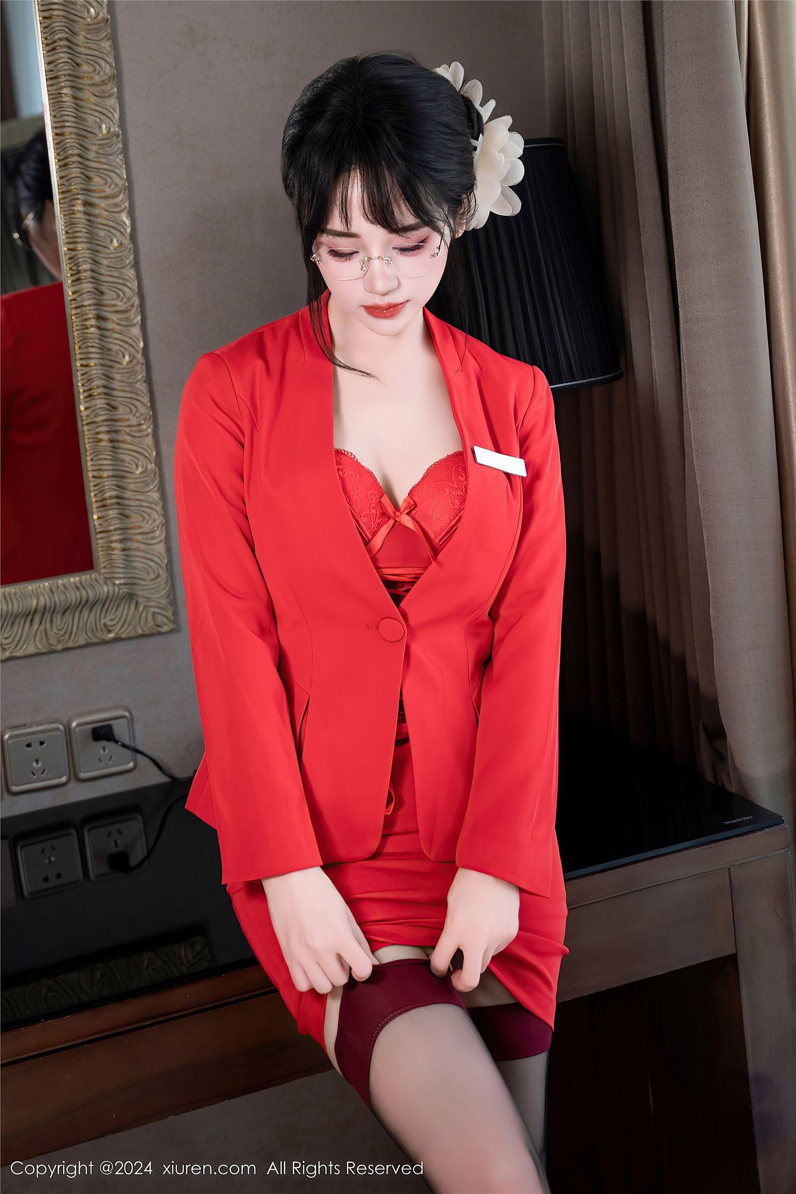 [XIUREN秀人网] 2024.04.09 NO.8360 汐汐爱吃草莓_p012