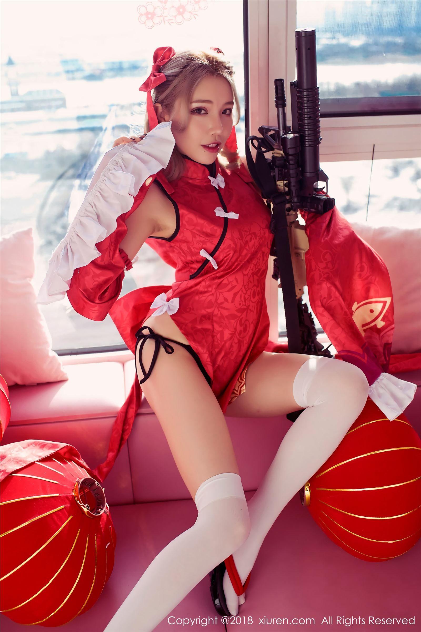 [秀人XIUREN] 2018.01.25 NO.911 COS枪娘 黄楽然_p008