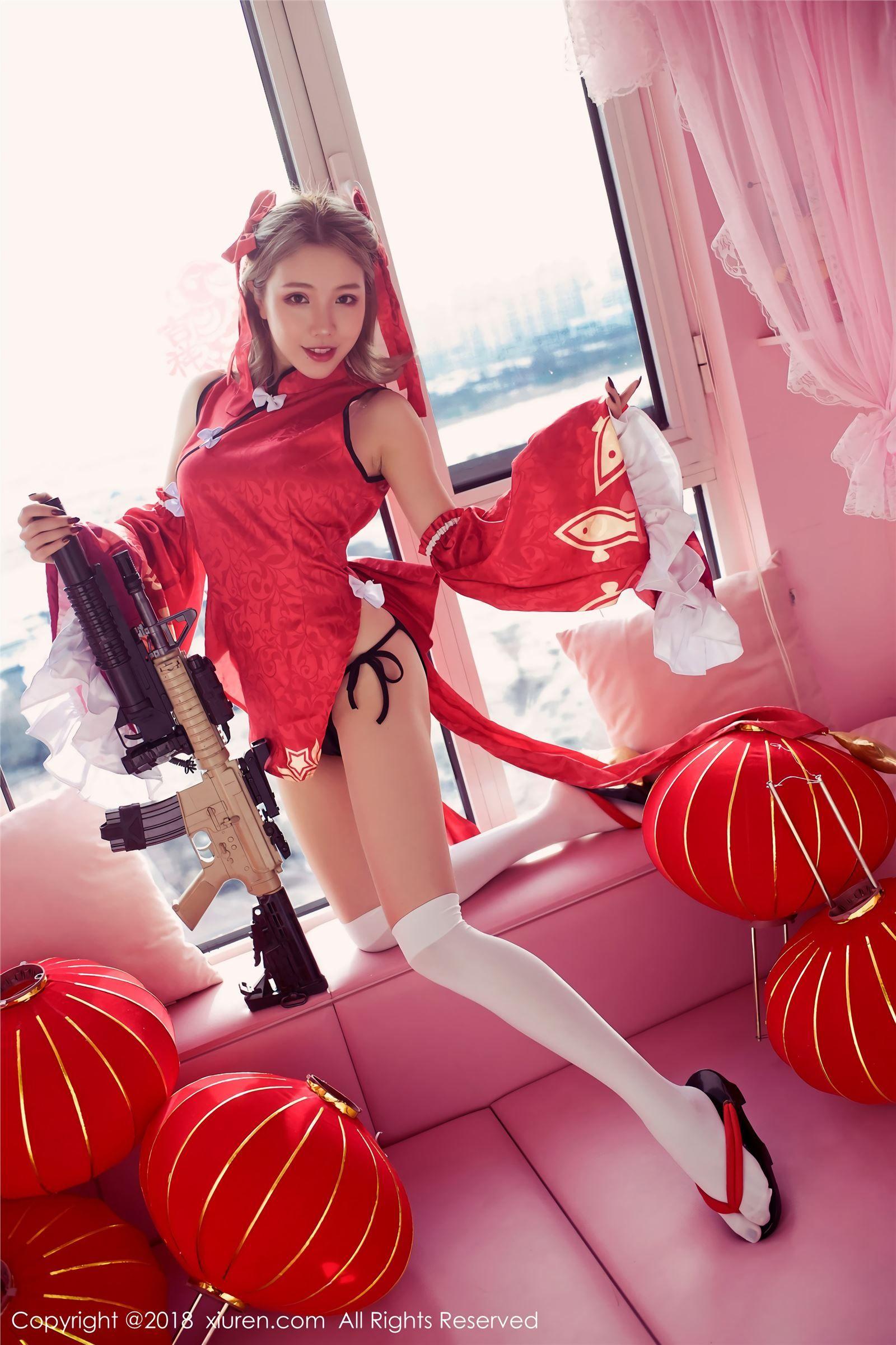 [秀人XIUREN] 2018.01.25 NO.911 COS枪娘 黄楽然_p053