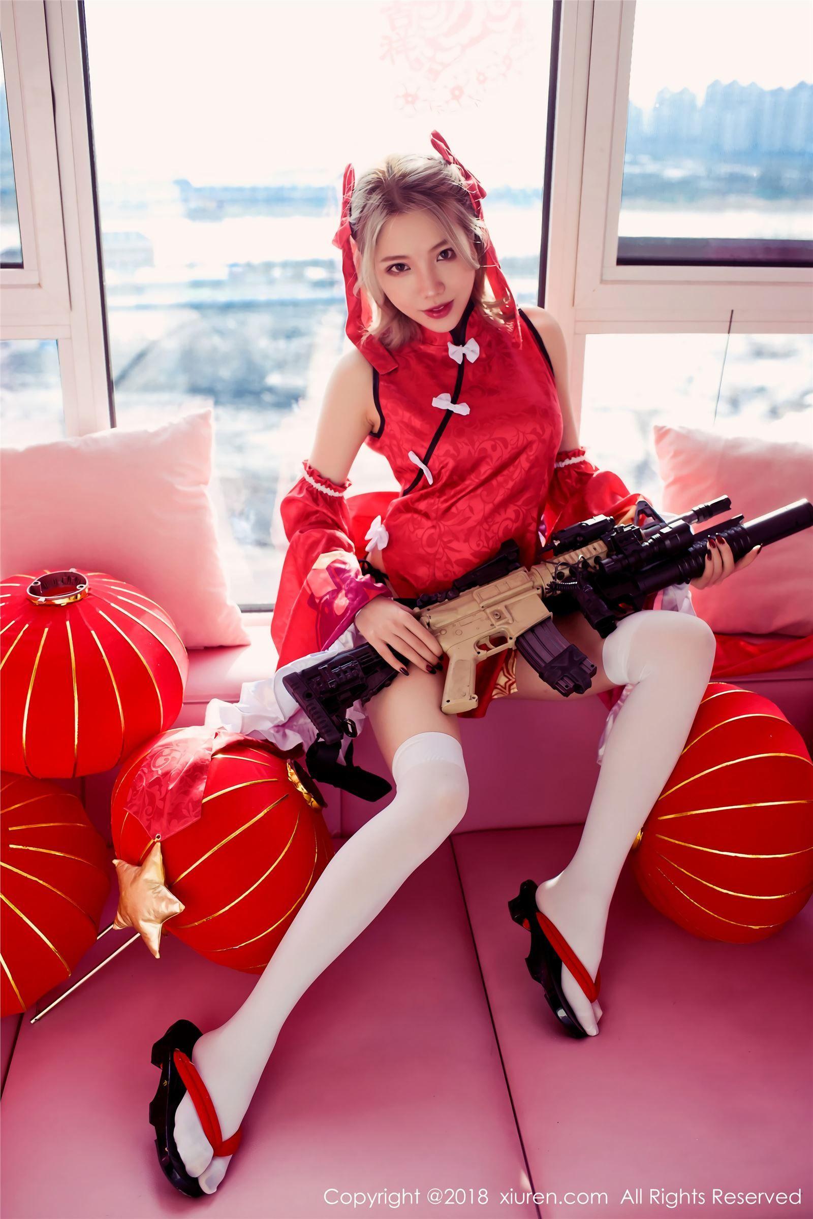 [秀人XIUREN] 2018.01.25 NO.911 COS枪娘 黄楽然_p012