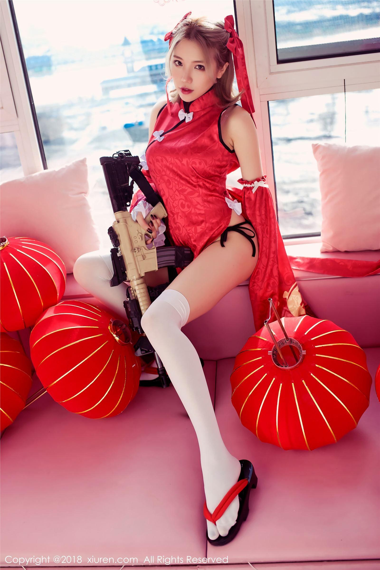[秀人XIUREN] 2018.01.25 NO.911 COS枪娘 黄楽然_p001