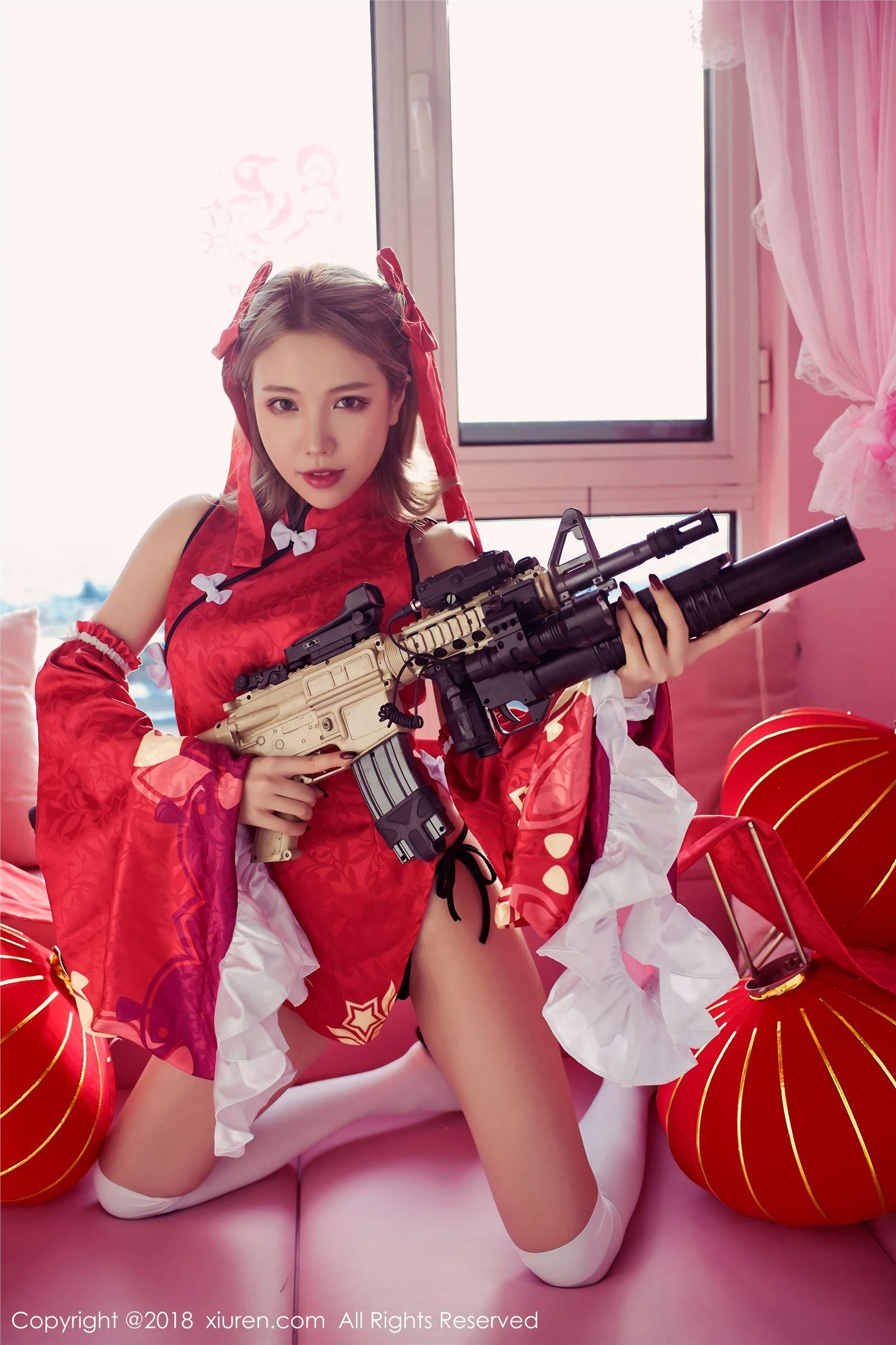 [秀人XIUREN] 2018.01.25 NO.911 COS枪娘 黄楽然_p056