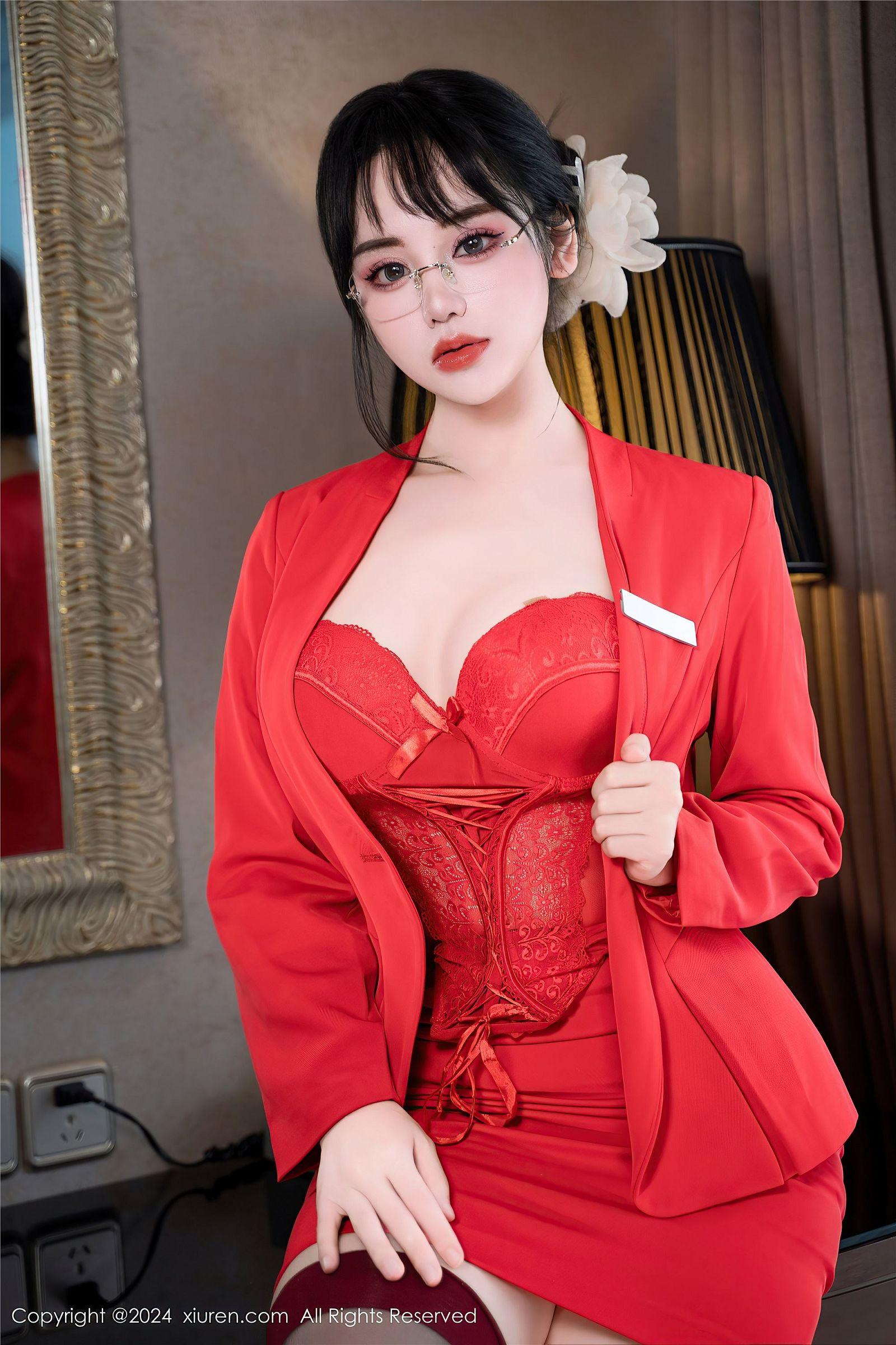 [XIUREN秀人网] 2024.04.09 NO.8360 汐汐爱吃草莓_p059