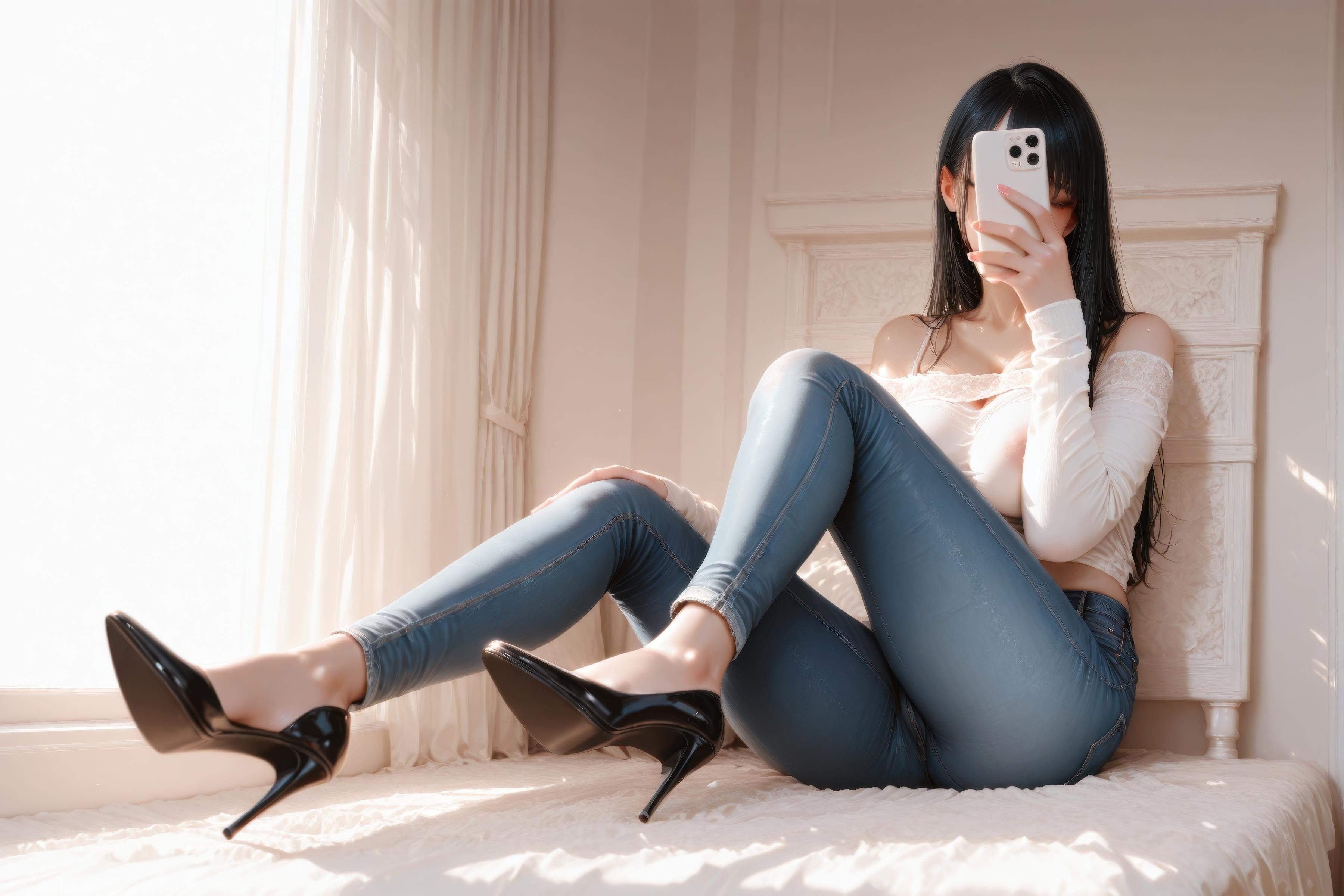 黑榴火_牛仔裤+高跟鞋+美脚28张_132910316_p9