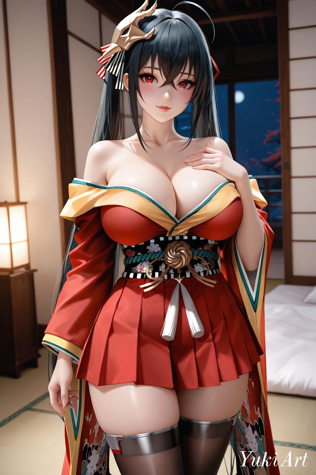YukiArt_Taihou Cosplay from AzurLane_132560056_p1
