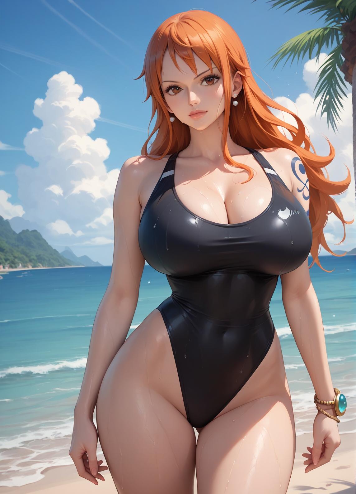 Nero100__Sexy Nami in Swimsuit ナミ水着_122039567_p3