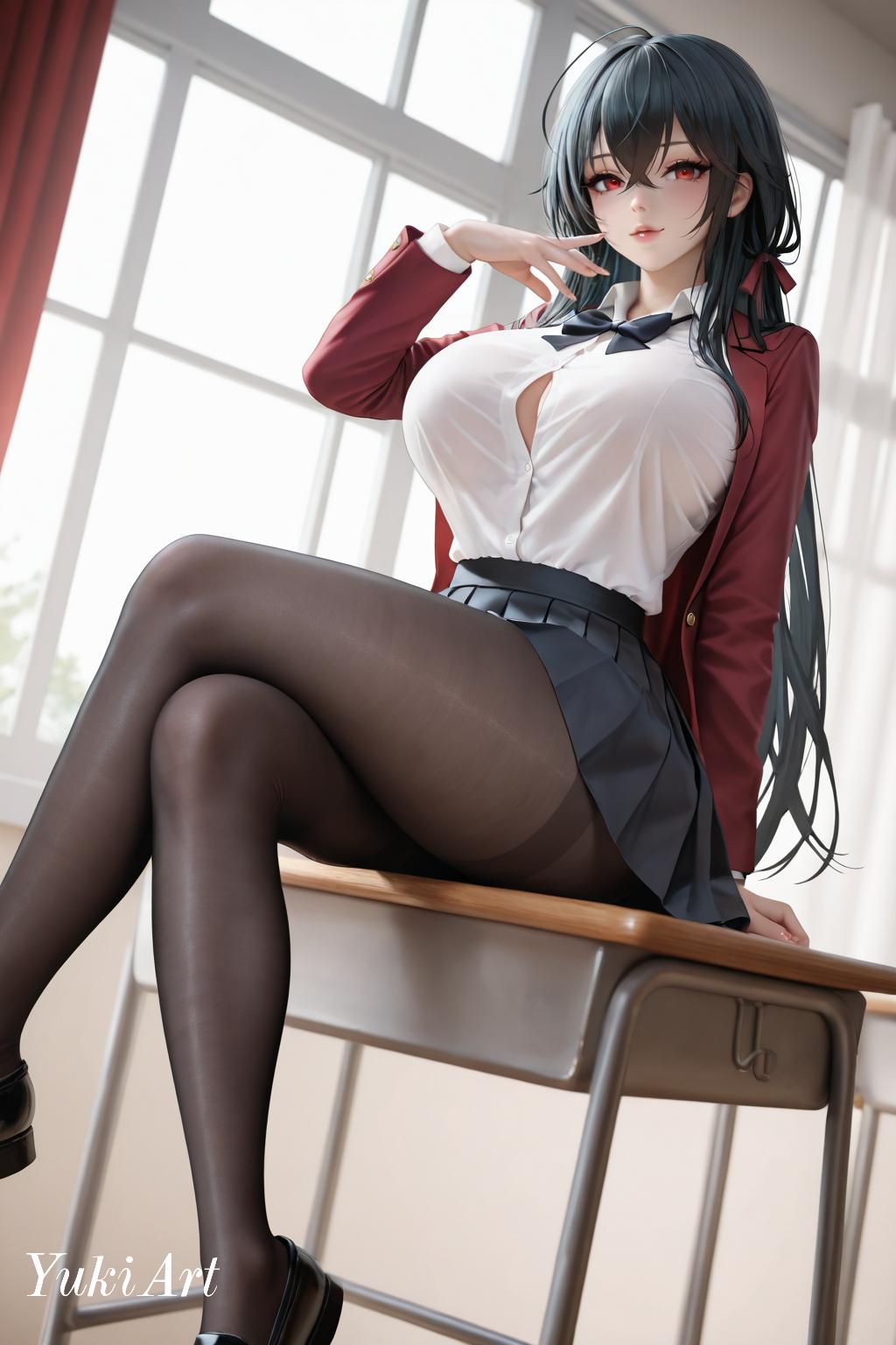 YukiArt_Taihou Cosplay 4 from AzurLane_132859308_p9