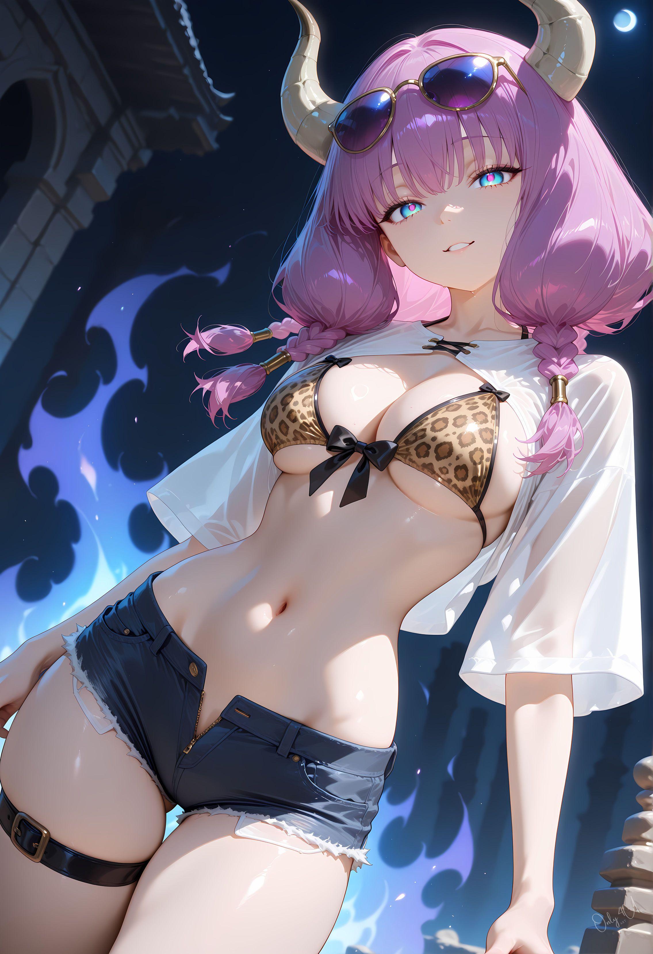Only4uArt_Aura frieren leopard bikini_131916580_p4