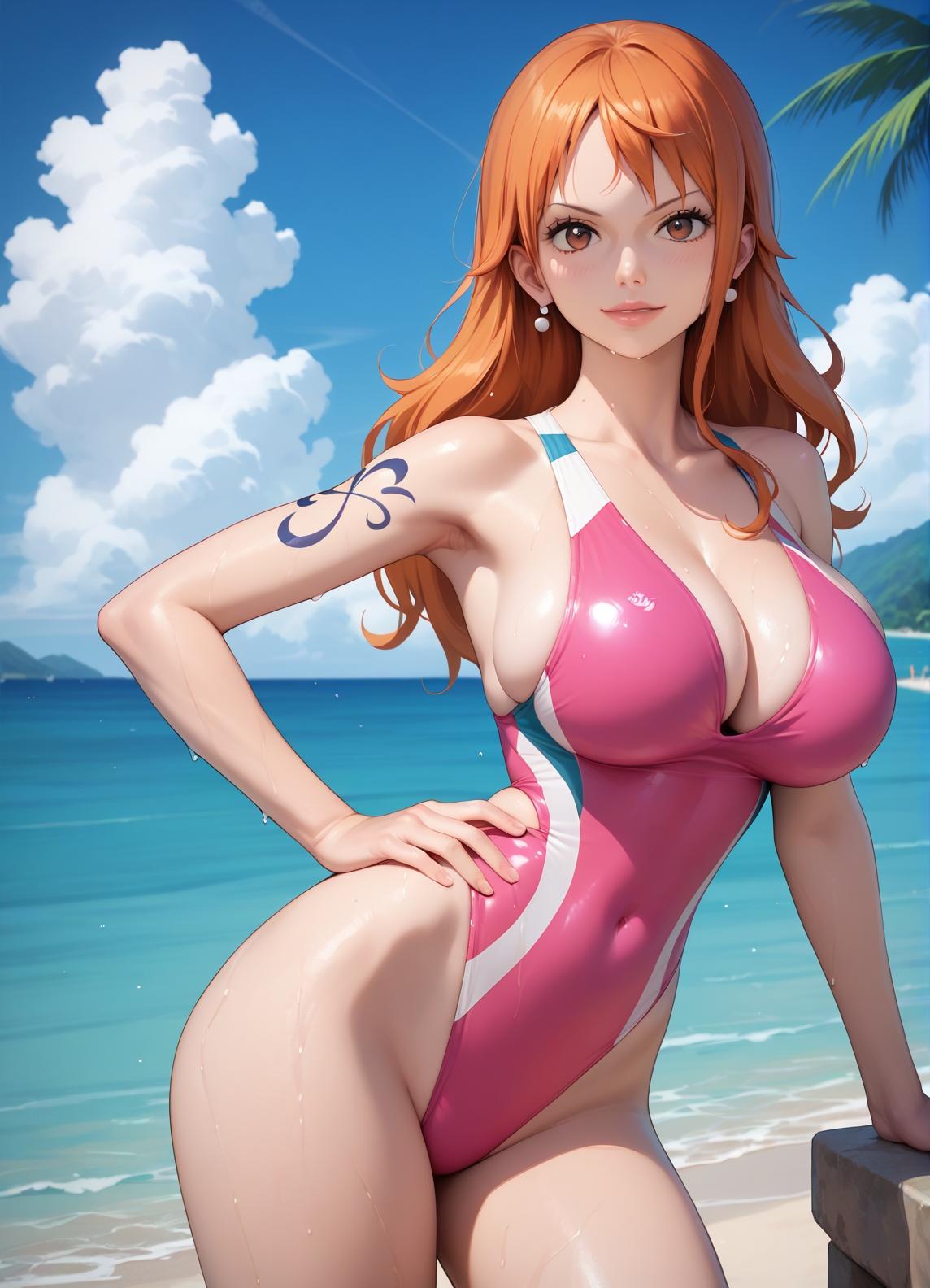 Nero100__Sexy Nami in Swimsuit ナミ水着_122039567_p7