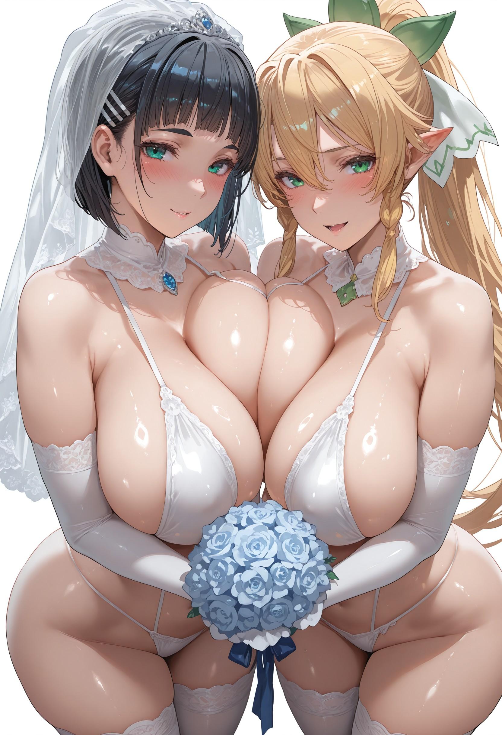Flyingpancake_Suguha x Leafa_131576430_p0
