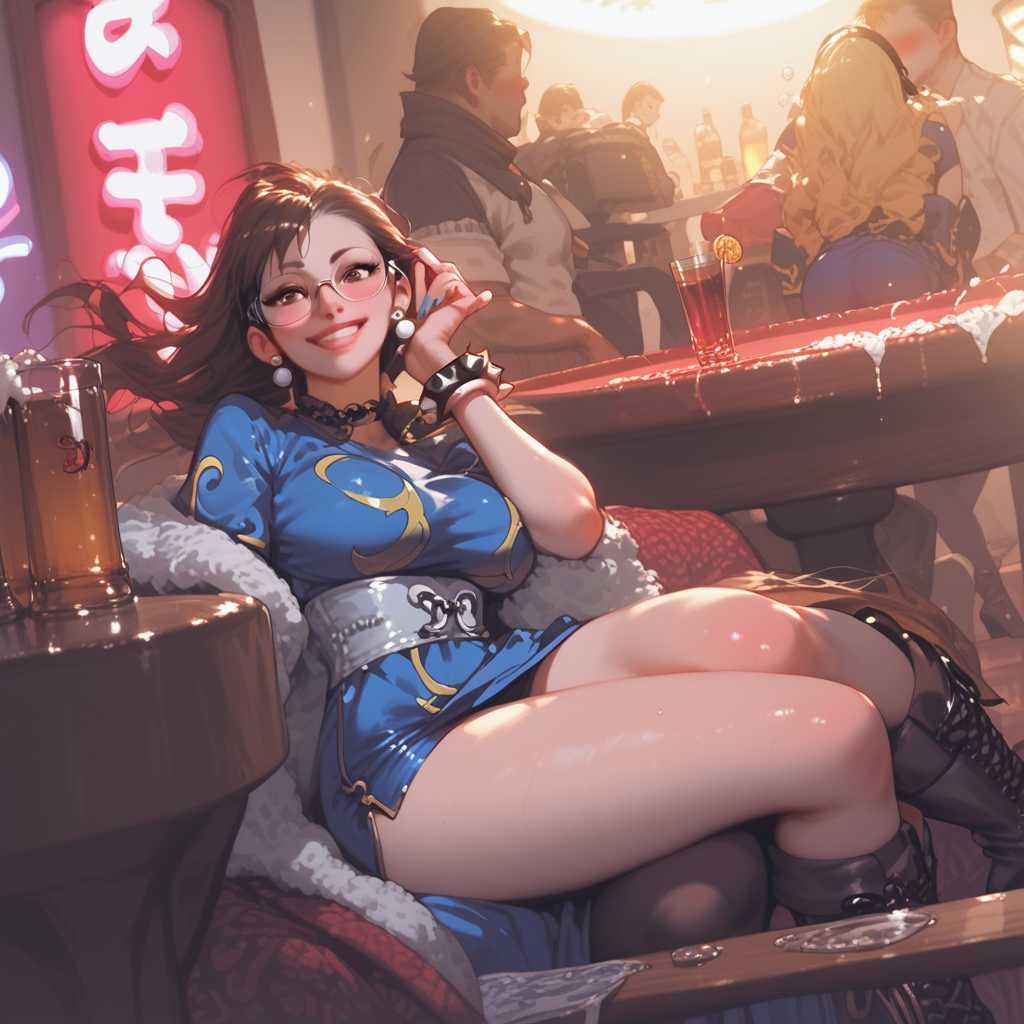 miaobie_Chunli's day2-bar／春麗の日-バー／春丽一天酒吧_132273399_p2