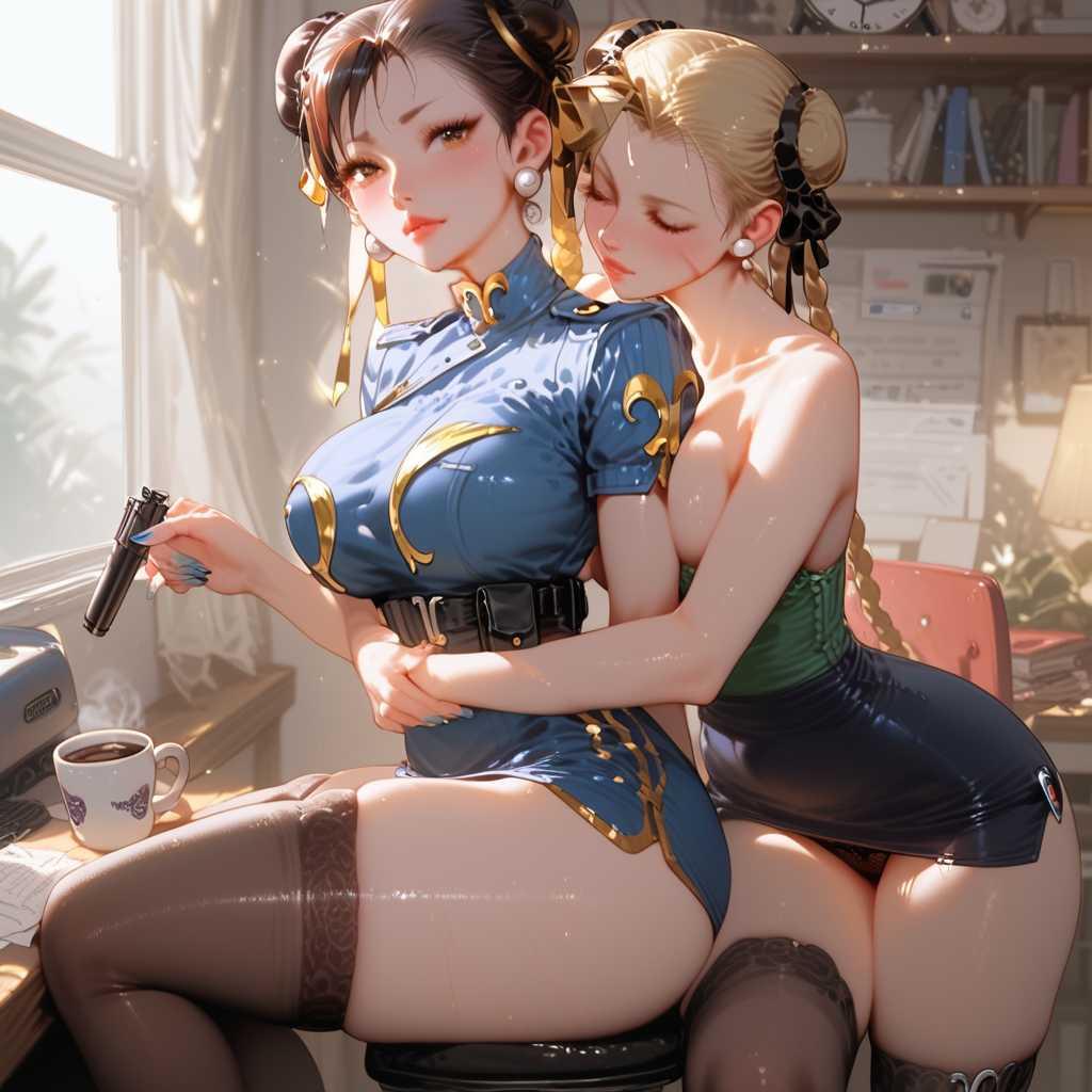 miaobie_Chunli's Day 2-Junior／春麗の日常-後輩_131979637_p0