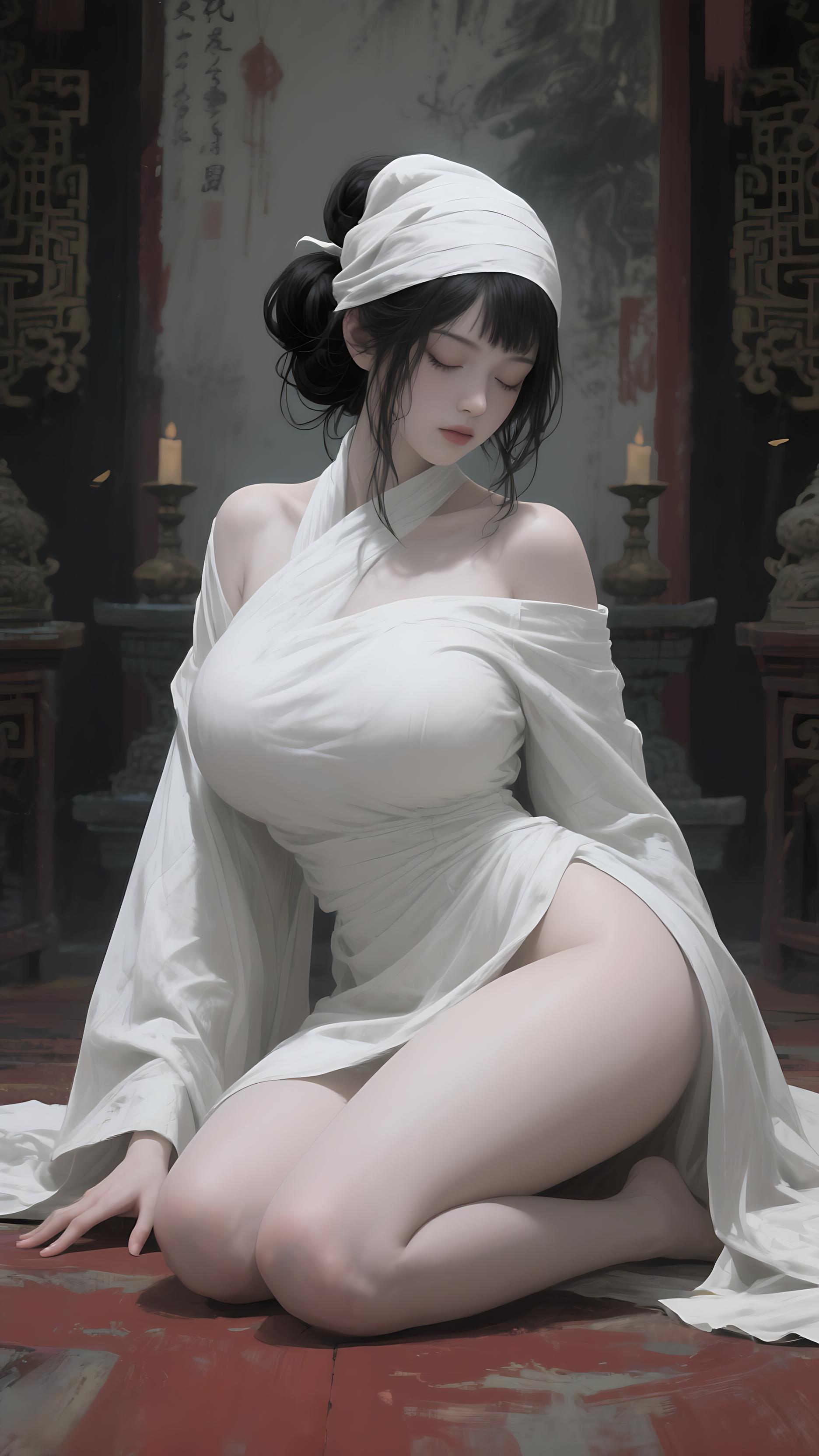 叫神词马良_要想俏一身孝·37图·18视频·3DCG_133106267_p0