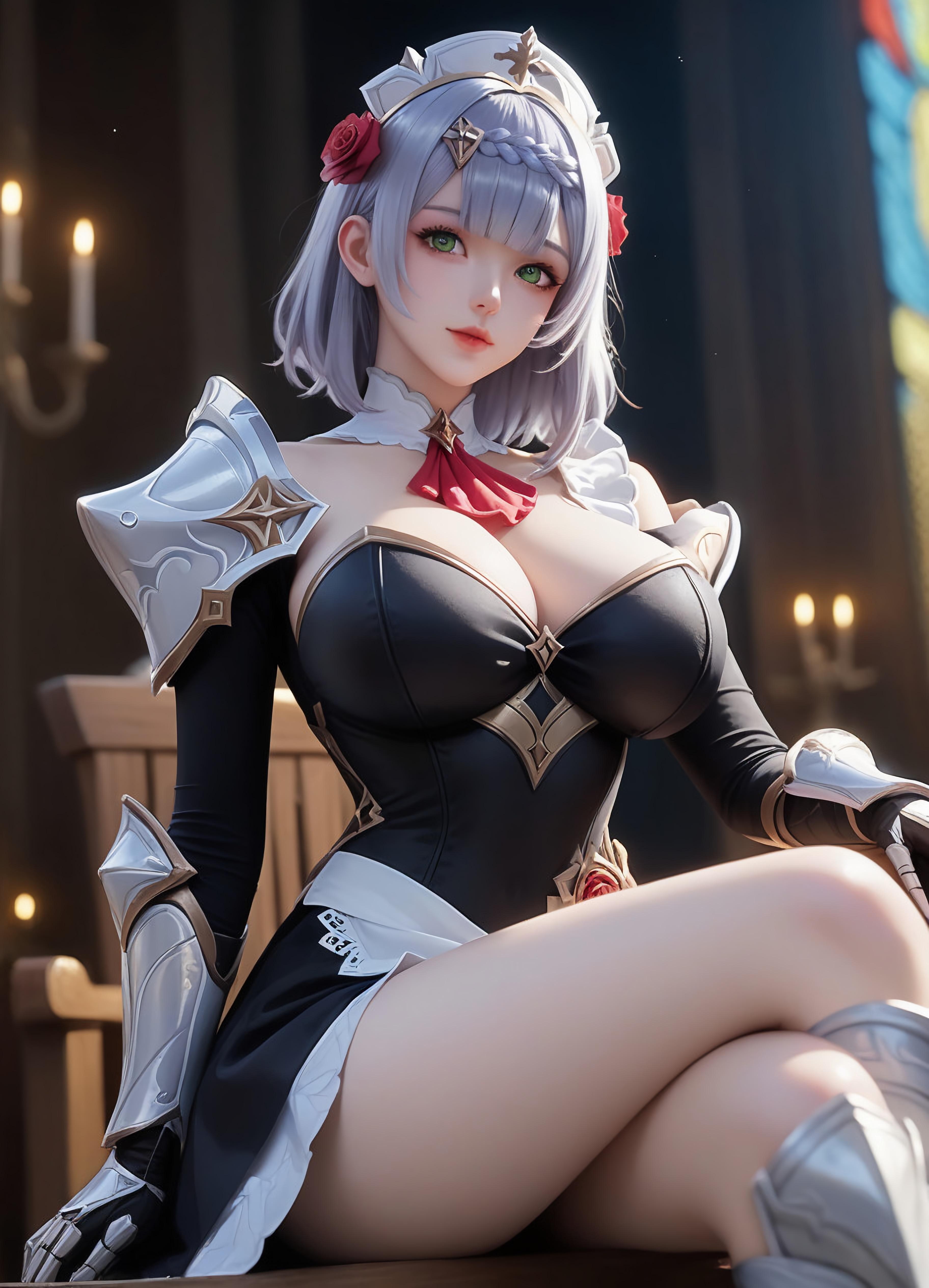 Sesame00 Ai_Noelle-(GenshinImpact)_132978821_p3