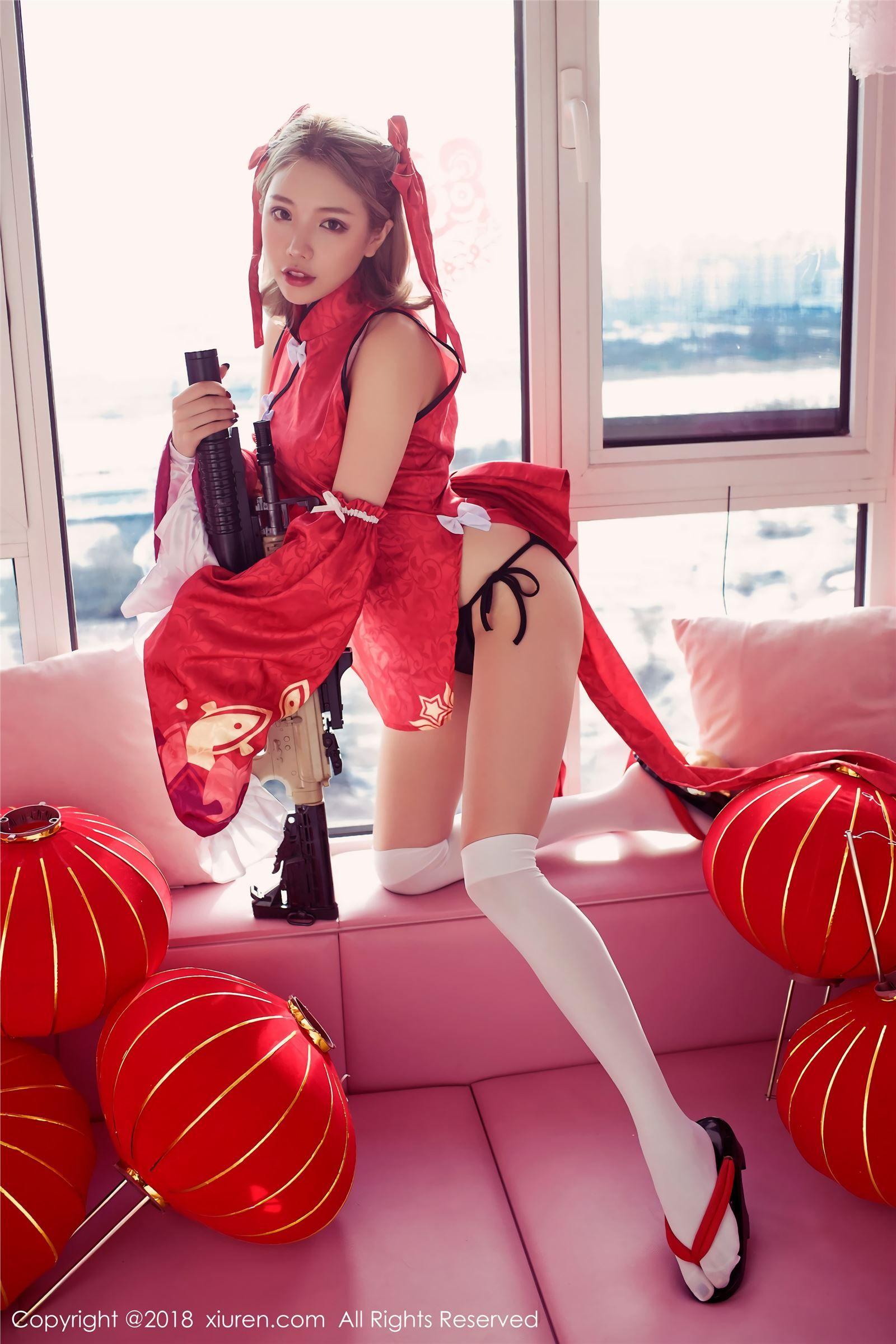 [秀人XIUREN] 2018.01.25 NO.911 COS枪娘 黄楽然_p045