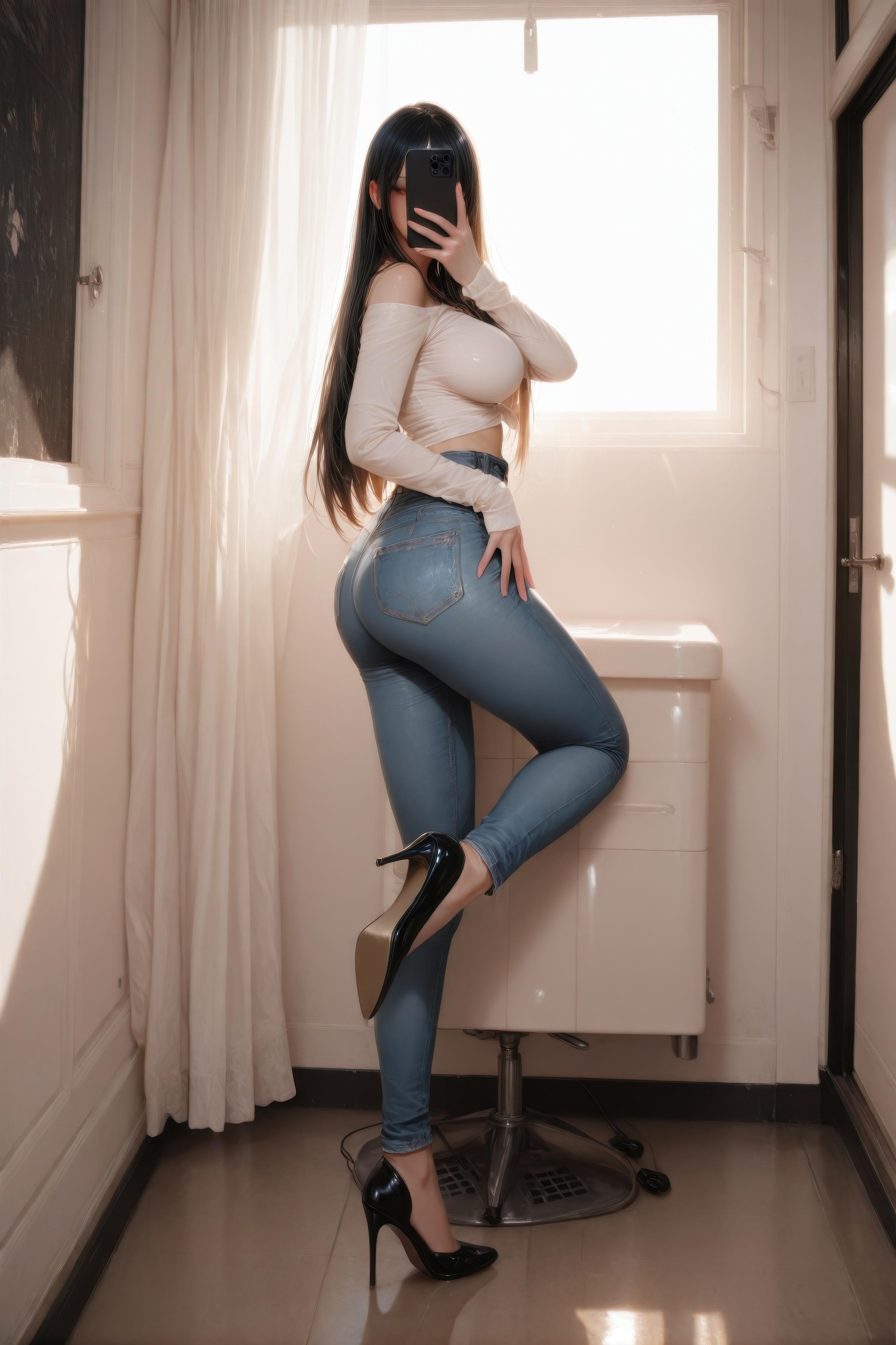 黑榴火_牛仔裤+高跟鞋+美脚28张_132910316_p10