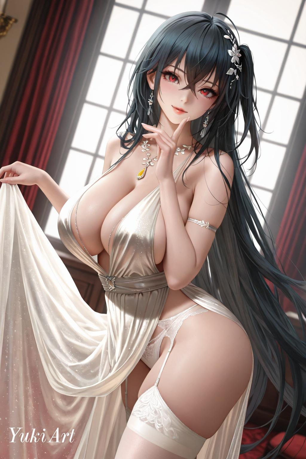 YukiArt_Taihou Cosplay 3 from AzurLane_132823738_p0