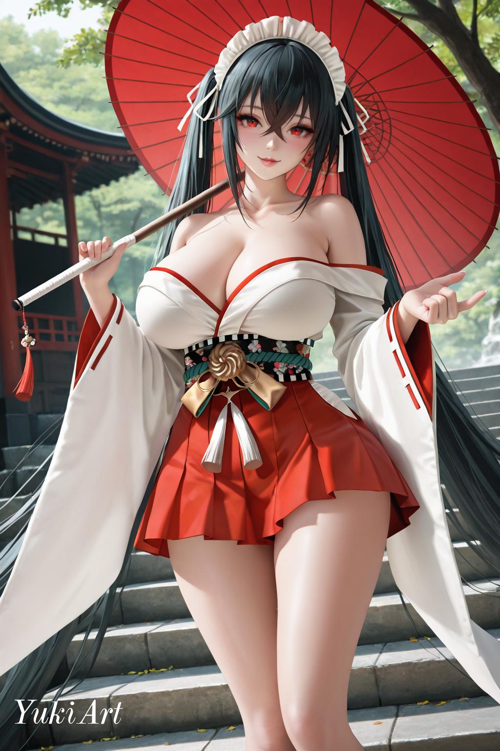 YukiArt_Taihou Miko Cos from AzurLane_133317792_p1