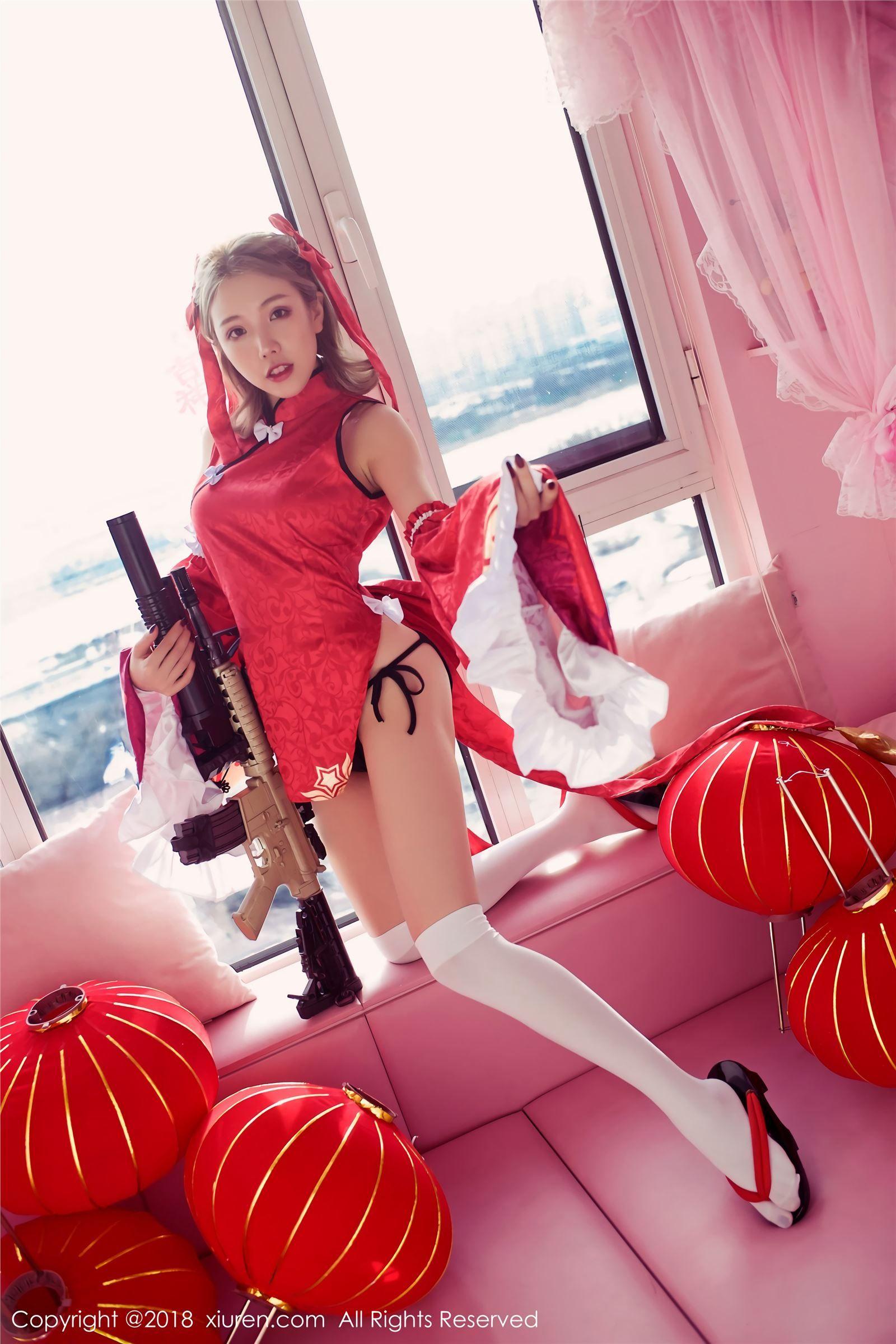 [秀人XIUREN] 2018.01.25 NO.911 COS枪娘 黄楽然_p034