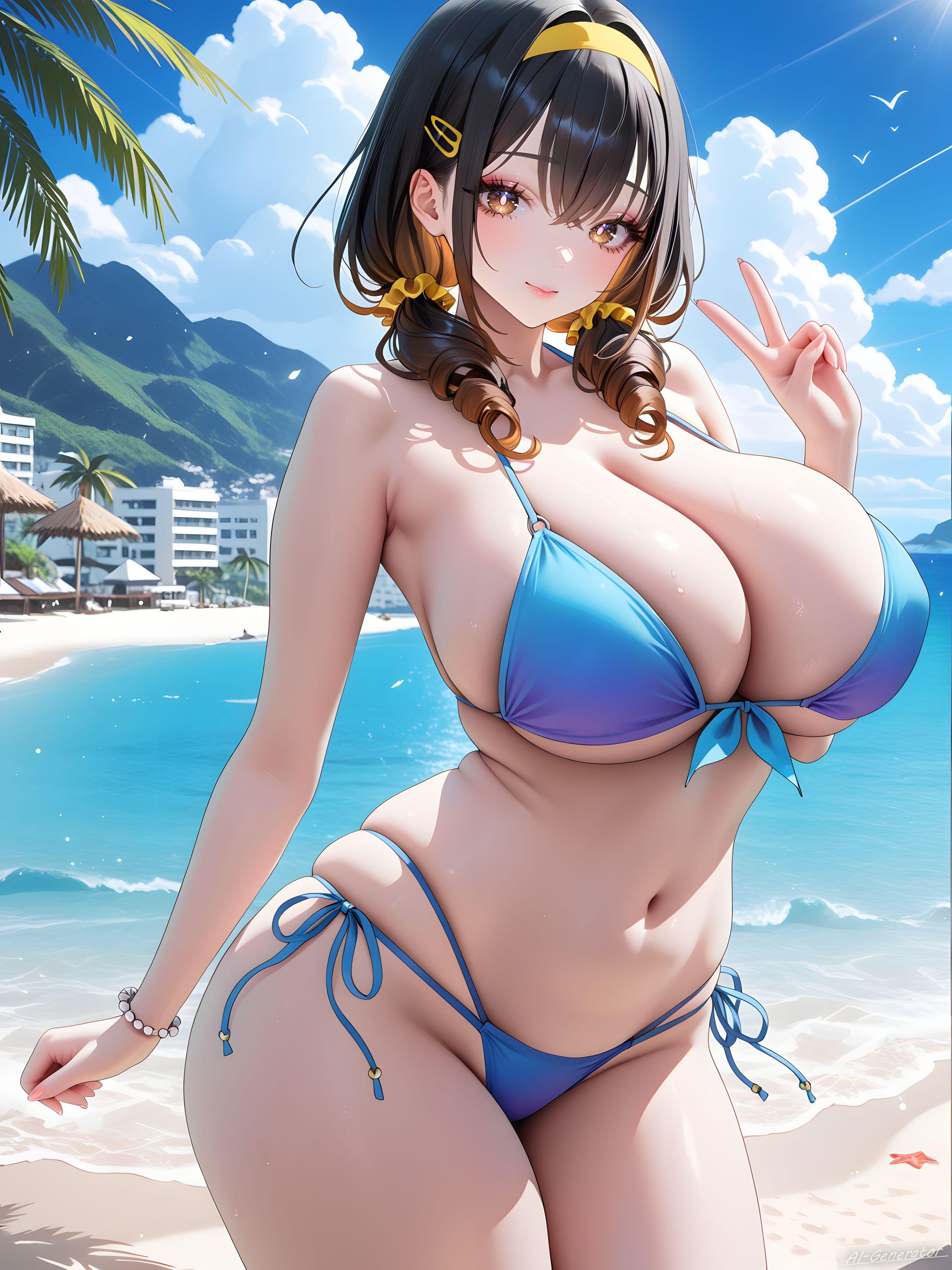 AI-Generator_【AI】爆乳ちゃんとサマーバケーション❤①_133630705_p3
