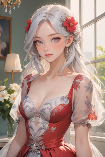 Sunday_Wang_柔美泡泡袖裙系列_117568852_p2