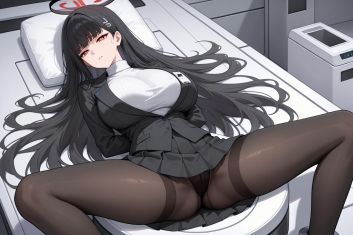 onlookerkuma_调月莉音／調月リオ(Blue Archive)_128006613_p2