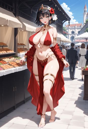 妄想サチュレーション_踊り子衣装のお母さん_126172937_p0