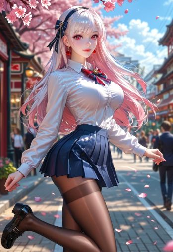 ppuggu_Honkai Theresa 💗 School look_123449488_p1
