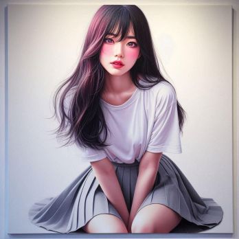 Ken sogol_白いTシャツを着た女の子 #39_123253072_p0