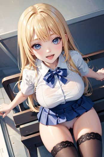 S級えーあいさん@写真集販中_AIロリ顔白ギャル巨乳女子高生エパンチラ　エロ画像_121892095_p0