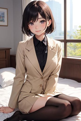 AIバブみ_かわいい制服JKのAIイラスト_118565703_p0