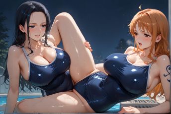 Alan AI_Nami x Robin_School swimwear_126951923_p4