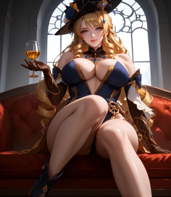 sHu_ナヴィア(原神)_124360231_p2