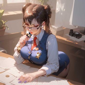 miaobie_Chunli's Day 1-Office／春麗の日常-オフィス_126643191_p18