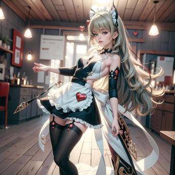 Luli Omg_Maid Cafe： Valentine event_127307107_p0