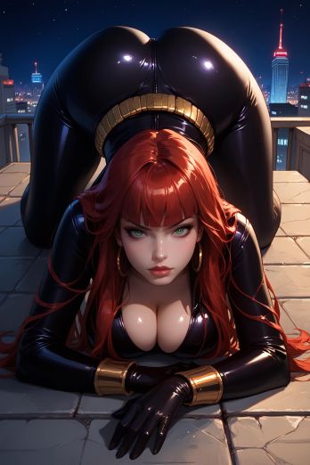 SisterSelune_Black Widow Ass up_125331617_p1