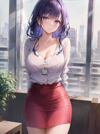 Apel ｜ AI Art_Office Lady ／／ Ei_104841234_p2